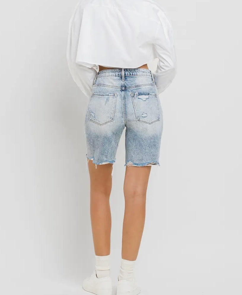 Vervet by Flying Monkey Super High Rise Bermuda Shorts
