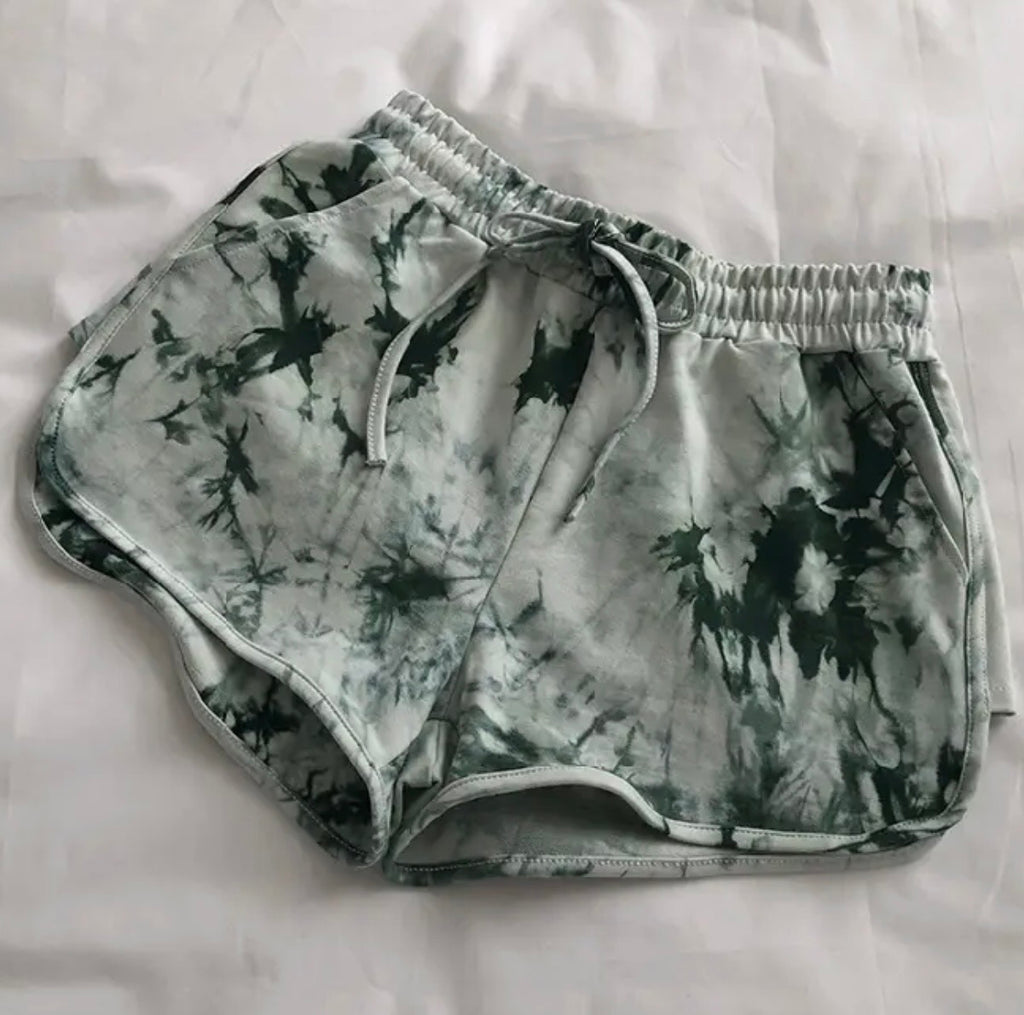 Tie-Dye Camo Athletic Short