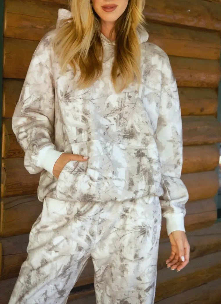 Avery Light Woodland Camo Cloud Hoodie
