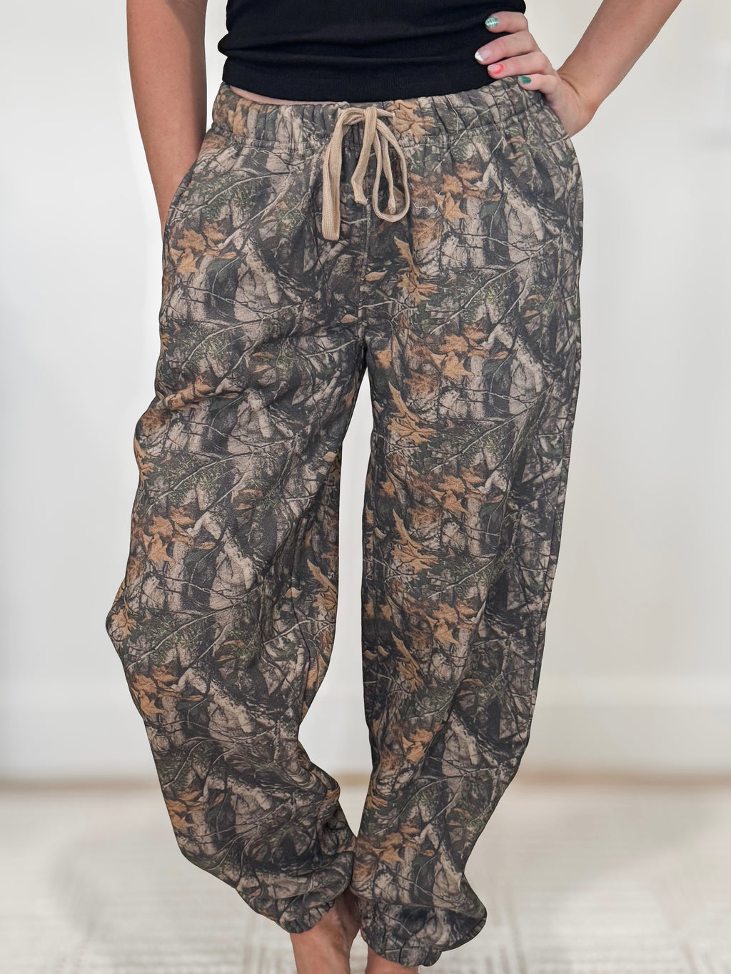 Bayou Dark Woodland Camo Cloud Fleece Jogger Sweatpant