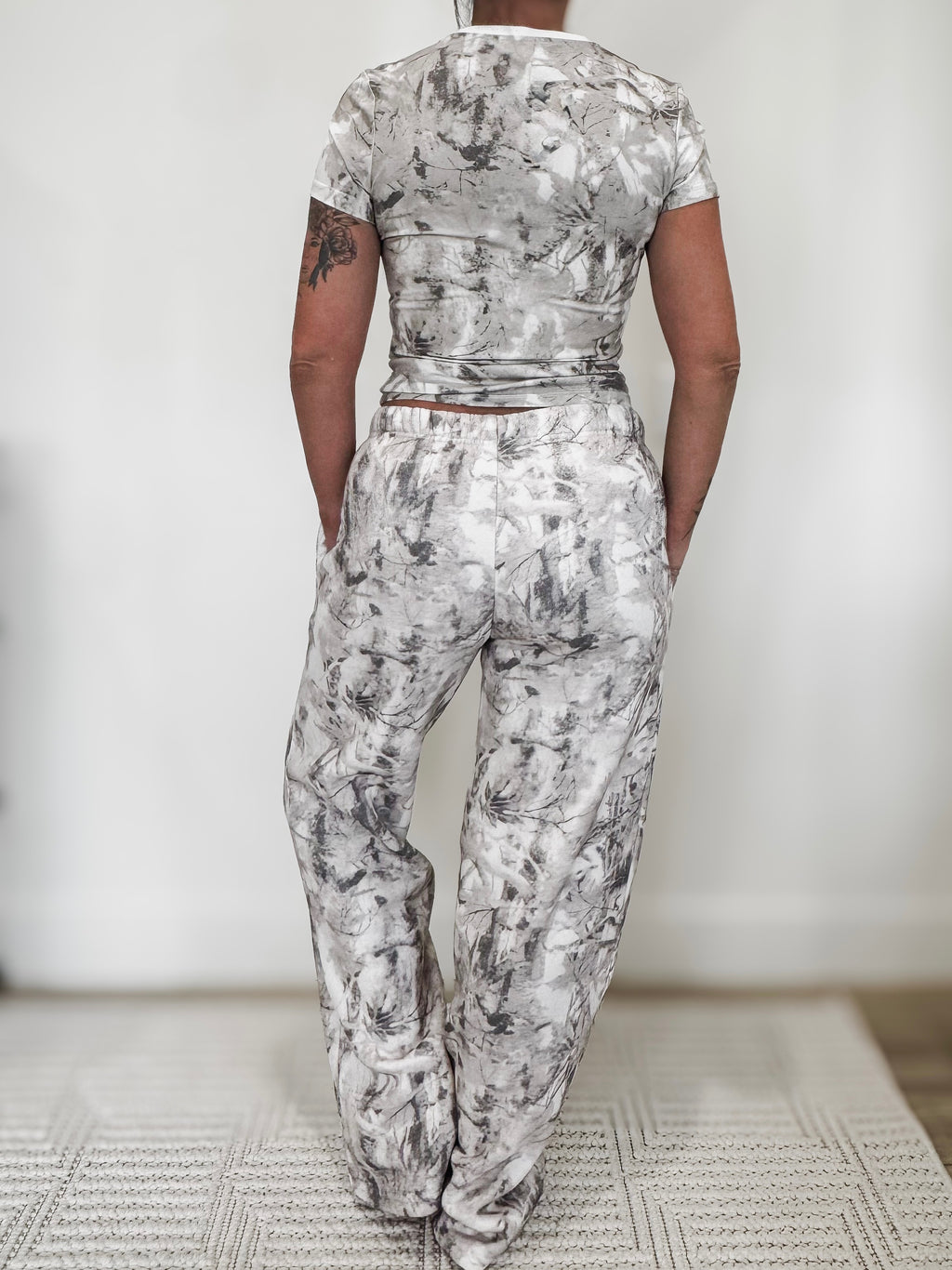 Avery Light Woodland Camo Cloud Fleece Sweatpant