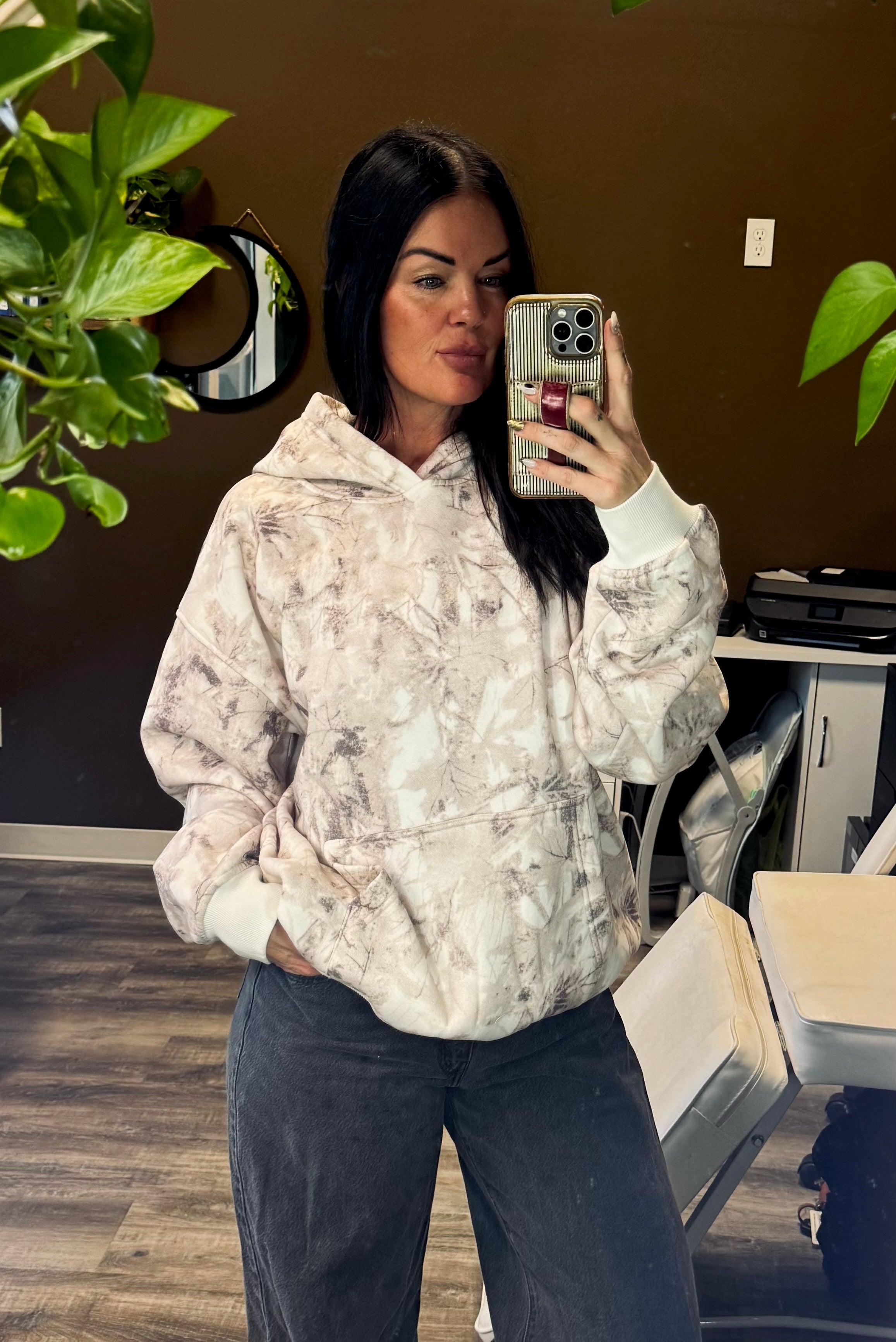 Avery Light Woodland Camo Cloud Hoodie