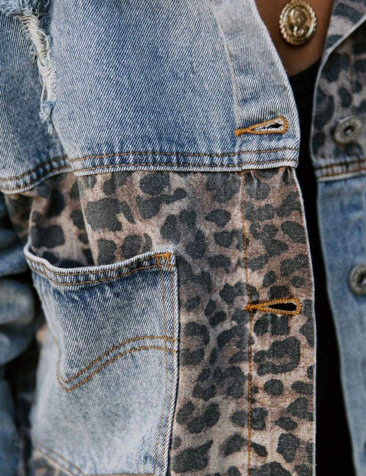 Levi jacket- cheetah